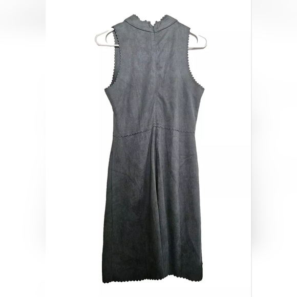 Soprano Suede Juniors Dress Blue Knee Length Size Medium - Picture 3 of 3